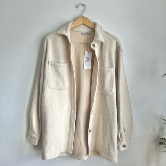 Rhythm. Reverse Fleece Shacket - Picture 5 of 10